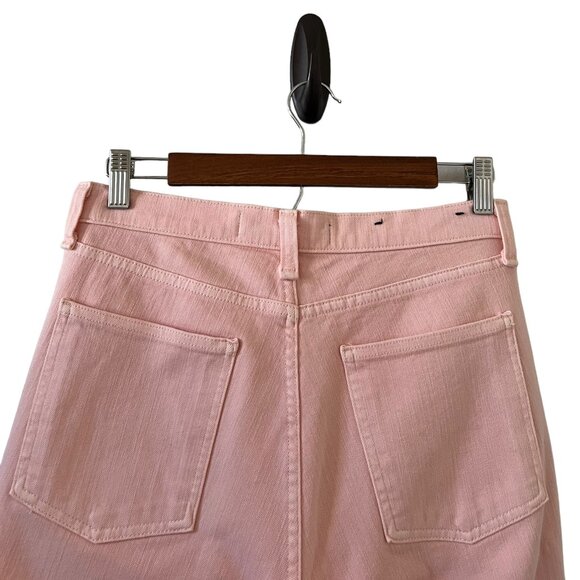Veronica Beard Debbie Exposed Button Fly Skinny Jeans In Millenial Pink Size 27 - Picture 9 of 16